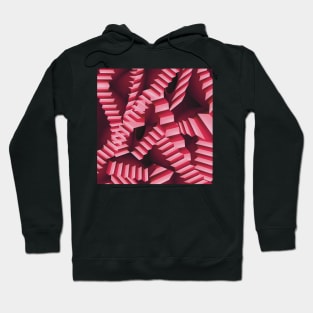 Liminal Stairs Red Hoodie